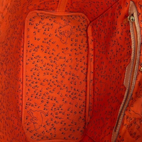 Louis Vuitton Catogram Neverfull MM – Marron Calfskin with Cats & Dogs Print - Picture 8 of 8